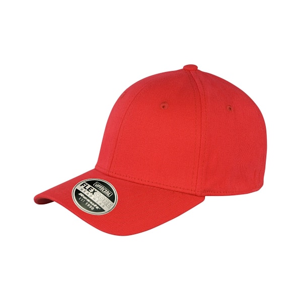 Result Unisex Core Kansas Flex Baseball Cap (2-pack) S/M Röd Red S/M