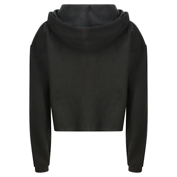 AWDis Just Hoods Dam/Dam Girlie Cropped Hoodie S Jet Blac Jet Black S