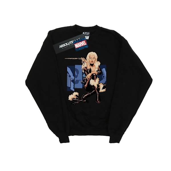 Marvel Herr Svart Katt Omslag Sweatshirt M Svart Black M