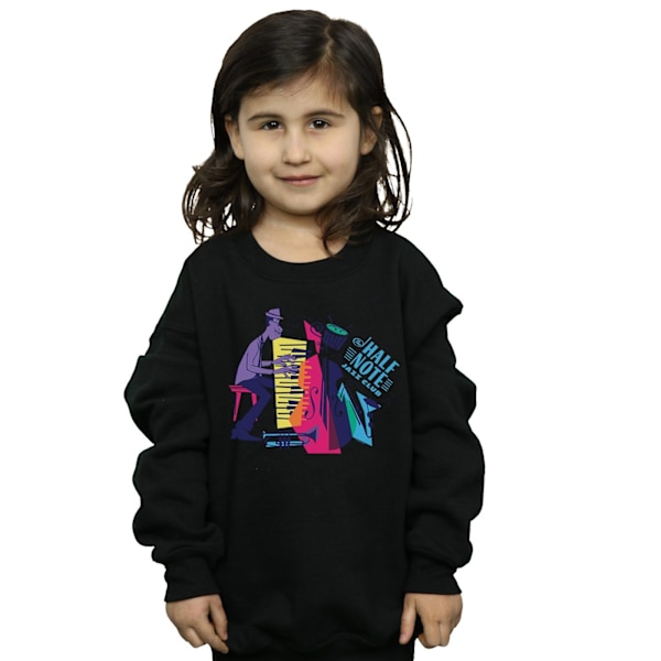 Disney Girls Soul Joe Gardner Jazz Club Sweatshirt 3-4 år Blå Black 3-4 Years