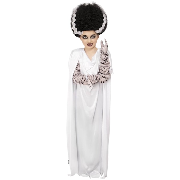 Universal Monsters Flickor Bruden från Frankenstein Kostymset White 4-6 Years