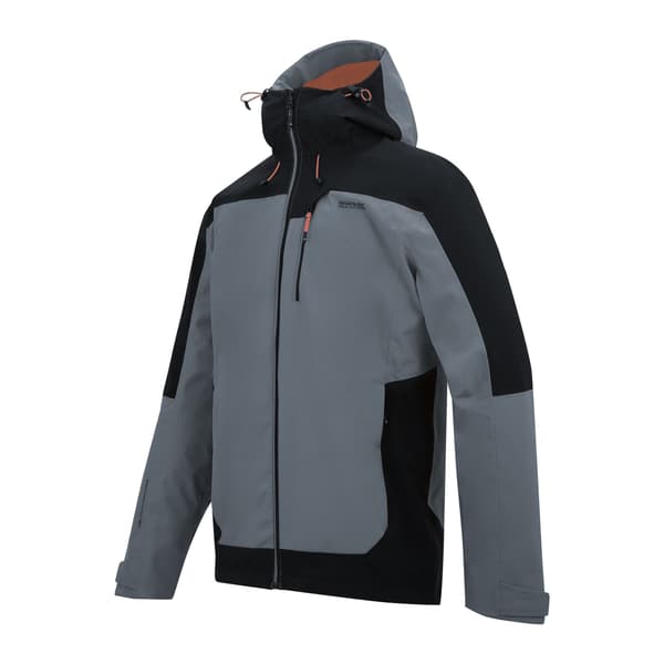 Regatta Herr Highton IV Stretch Vattentät Jacka L Stormgrå/ Storm Grey/Black L