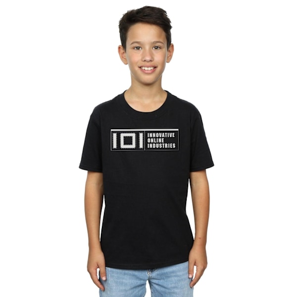 Ready Player One Boys IOI Logo T-Shirt 12-13 år Svart Black 12-13 Years