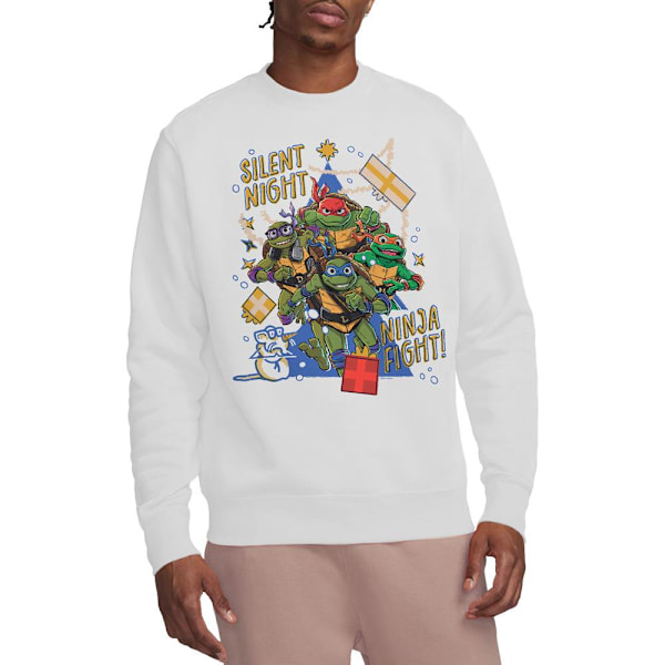 Teenage Mutant Ninja Turtles: Mutant Mayhem Unisex Vuxen Silent White M