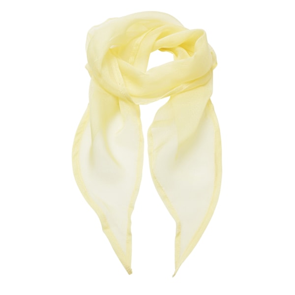Premier Dam/Kvinnors Arbets Chiffon Formell Scarf En Storlek Citron Lemon One Size