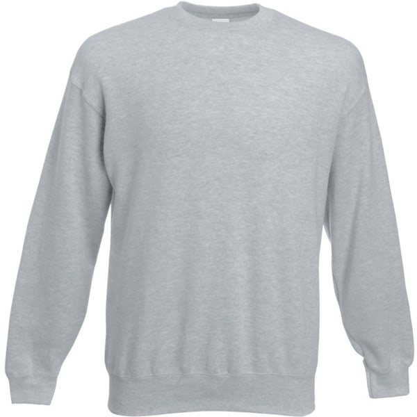 Fruit Of The Loom Herr Set-In Belcoro® Garn Sweatshirt 4XL Heat Heather Grey 4XL