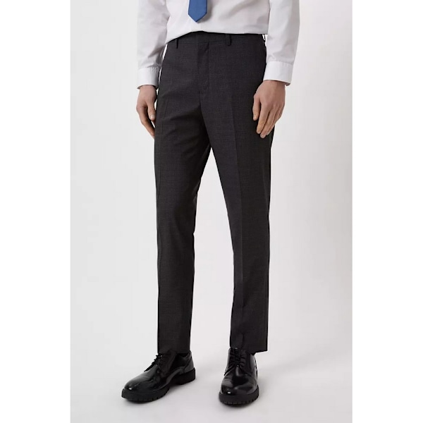 Burton Herr Textured Slim Suit Byxor 32R Charcoal Charcoal 32R