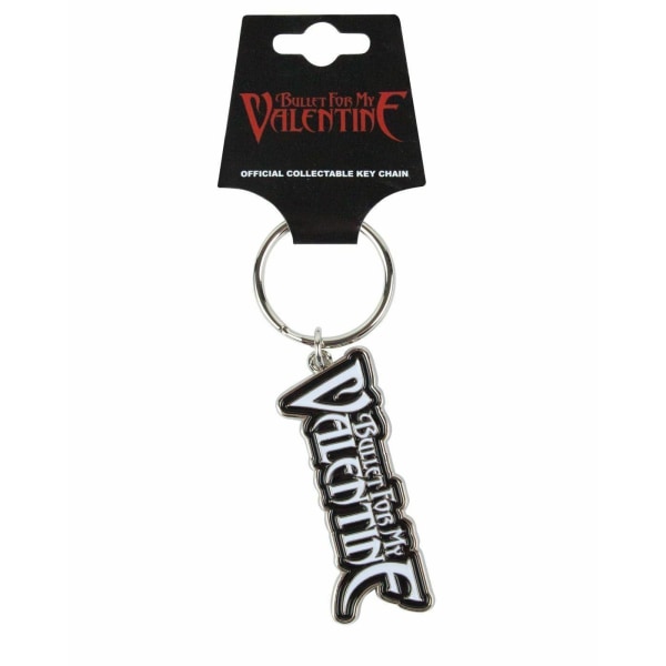 Bullet For My Valentine Logo Nyckelring One Size Silver/Vit/Black Silver/White/Black One Size