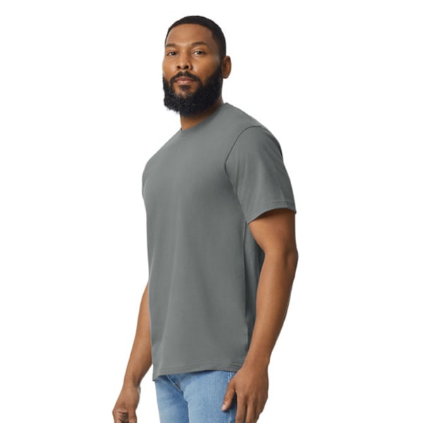 Gildan Unisex Adult Softstyle Heather Midweight T-Shirt L Graphit Graphite L