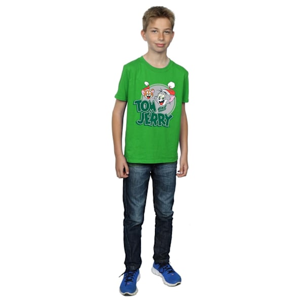 Tom And Jerry Boys Julhälsningar T-shirt 12-13 år Iris Irish Green 12-13 Years