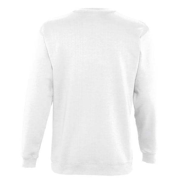 SOLS Herr Supreme Plain Cotton Rich Sweatshirt S Vit White S