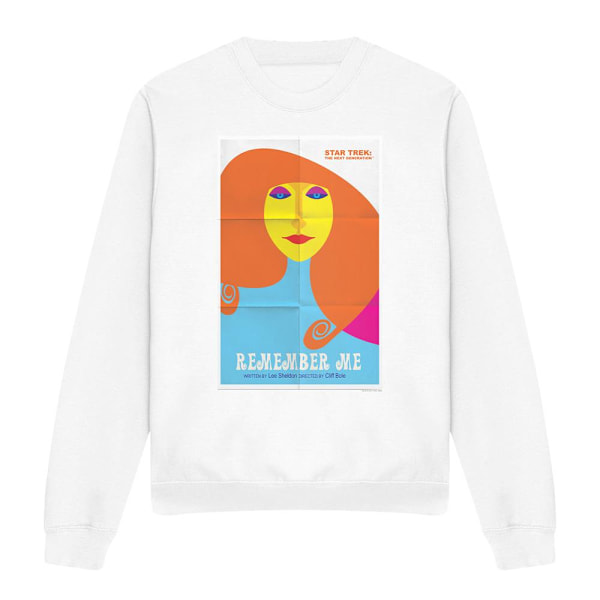 Star Trek Unisex Vuxen The Next Generation Säsong 4 Avsnitt 5 S White XL