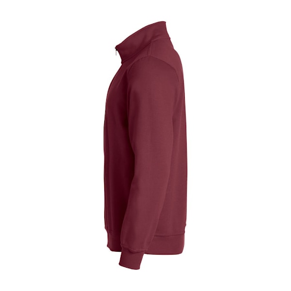 Clique Unisex Vuxen Basic Halv Zip Sweatshirt L Bourgogne Burgundy L