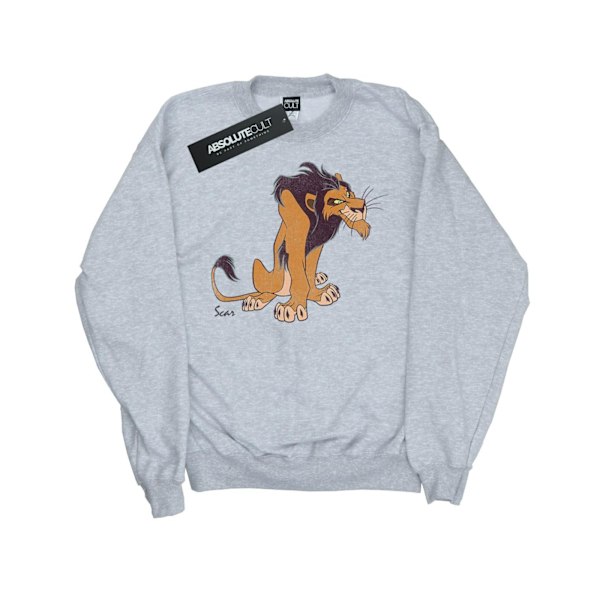 Disney Boys The Lion King Classic Scar Sweatshirt 12-13 år S Sports Grey 12-13 Years