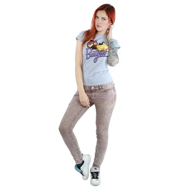 DC Bombshells Dam Batgirl Badge Heather T-Shirt L Hea Heather Grey L