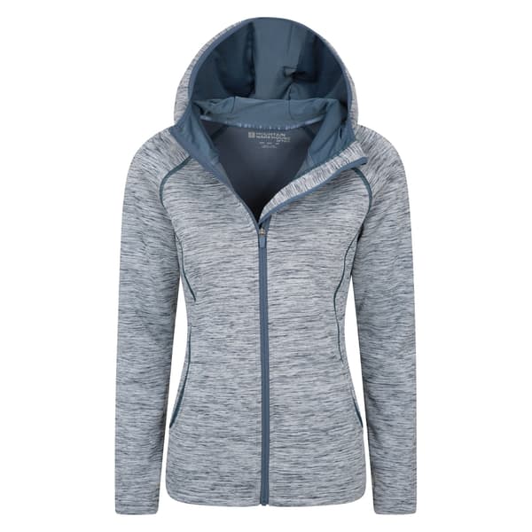 Mountain Warehouse Dam/Dam Dynamic Chakra IsoCool Hoodie Petrol 6 UK