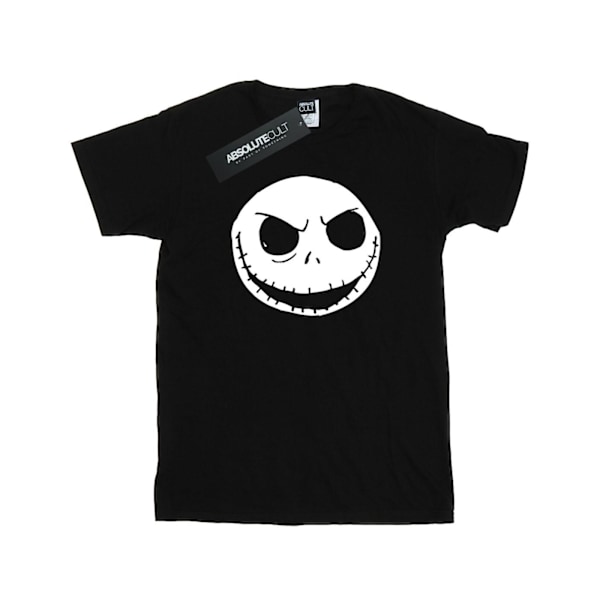 Disney Girls Nightmare Before Christmas Jack Skellington Face C Black 5-6 Years