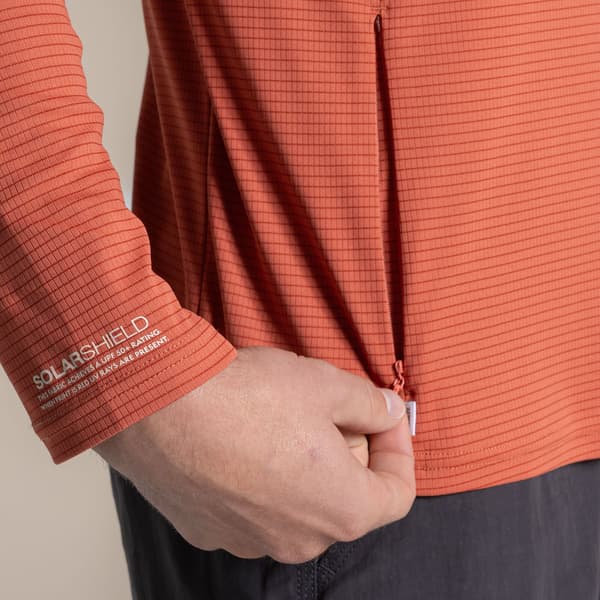 Craghoppers Herr Nosilife Half Zip Pullover M Dark Sahara Dark Sahara M