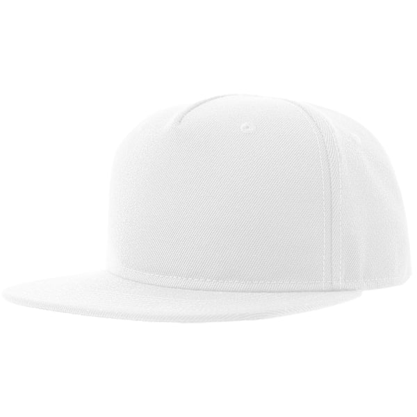 Atlantis Unisex Vuxen 5 Panel Snapback Baseball Cap One Size Wh White One Size