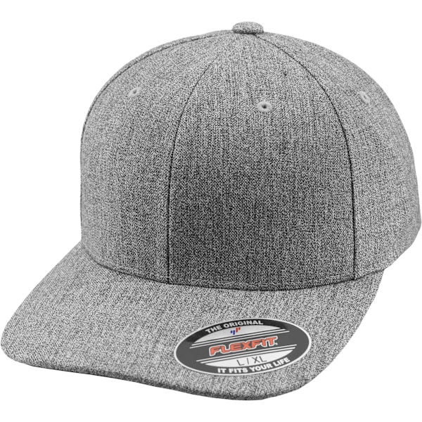 Flexfit by Yupoong Plain Span Cap L/XL Heather Grey Heather Grey L/XL