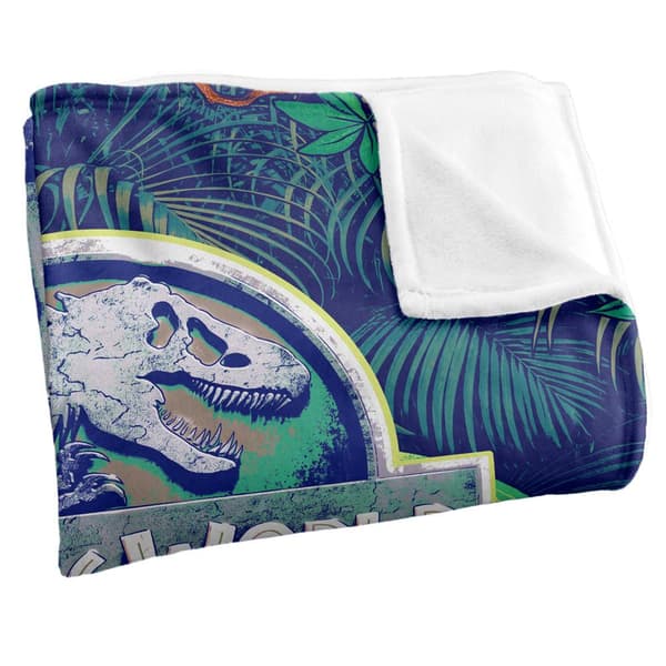 Jurassic World Djungelfilt En Storlek Vit White One Size