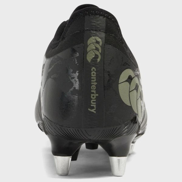 Canterbury Mens Phoenix Genesis Pro Läder Rugby Boots 7 UK Bl Black/Gravity Grey 7 UK