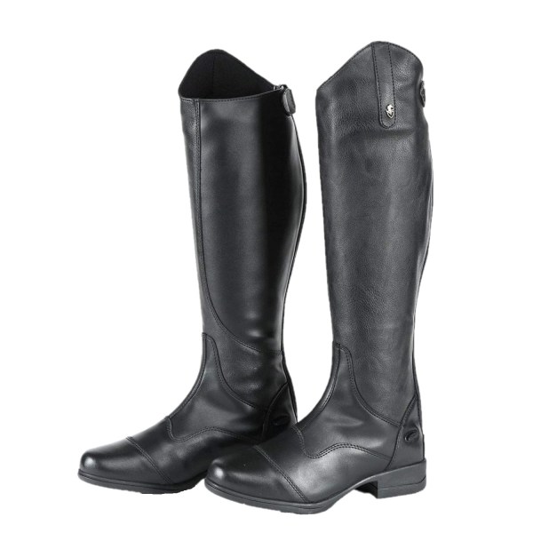 Moretta Dam/Dam Marcia Long Riding Boots 6 UK Wide Black Black 6 UK Wide