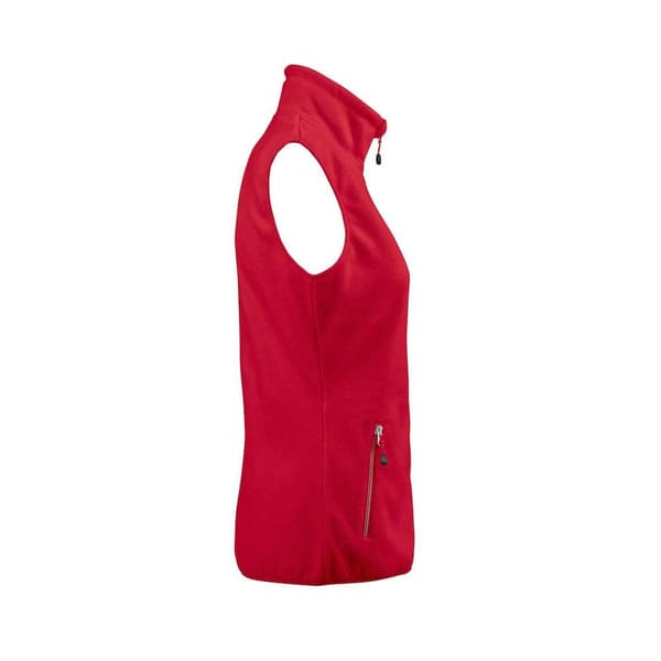 Printer RED Bodywarmer för damer/kvinnor Sideflip 3XL Röd Red 3XL
