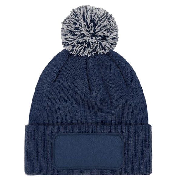 Beechfield Unisex Snowstar Printers Beanie i storlek One Size Fren French Navy/Light Grey One Size