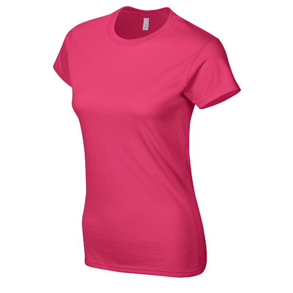 Gildan Womens/Ladies Softstyle Ringspun Bomull T-shirt L Heliconia Heliconia L