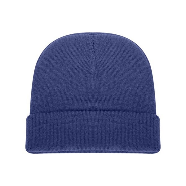 Absolute Apparel Stickad Turn Up Ski Hat One Size Royal Royal One Size