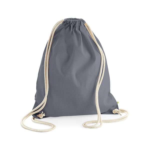 Westford Mill EarthAware Organic Gymsac One Size Graphite Grey Graphite Grey One Size