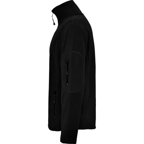 Roly Luciane Fleecejacka med Full Dragkedja för Män L Solid Svart Solid Black L