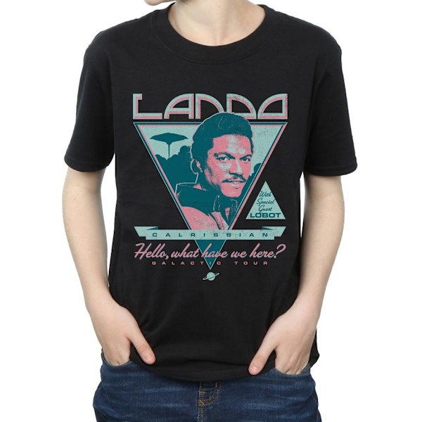 Star Wars Boys Lando Calrissian Rock Poster T-Shirt 12-13 år Black 12-13 Years