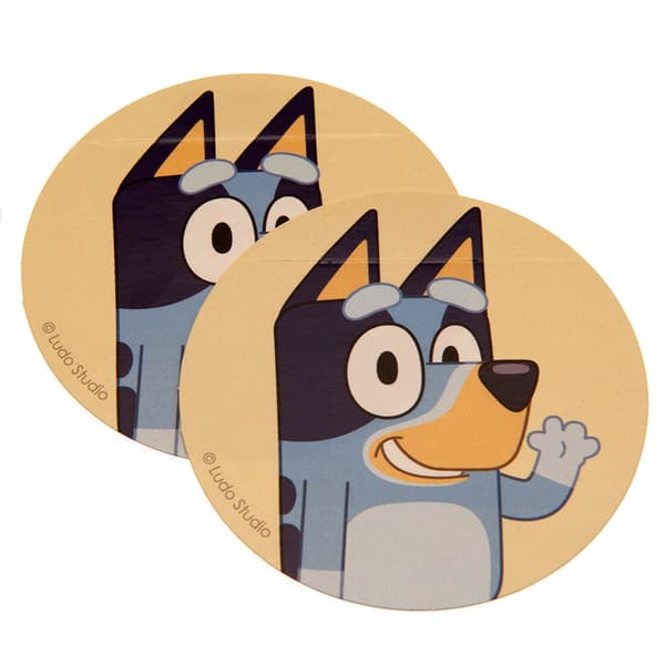 Bluey presentpapper (2-pack) One Size Blå/Vit/Gul Blue/White/Yellow One Size