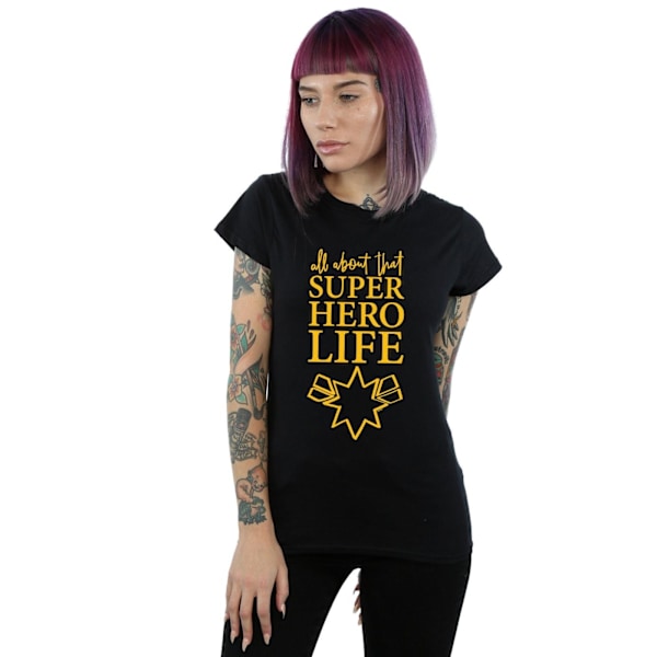 Marvel Womens/Ladies Avengers Endgame Superhero Life Sketch Cot Black XL