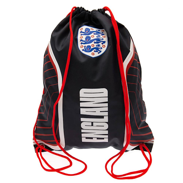 England FA Flash dragsnöre väska One Size Svart/Vit/Röd Black/White/Red One Size