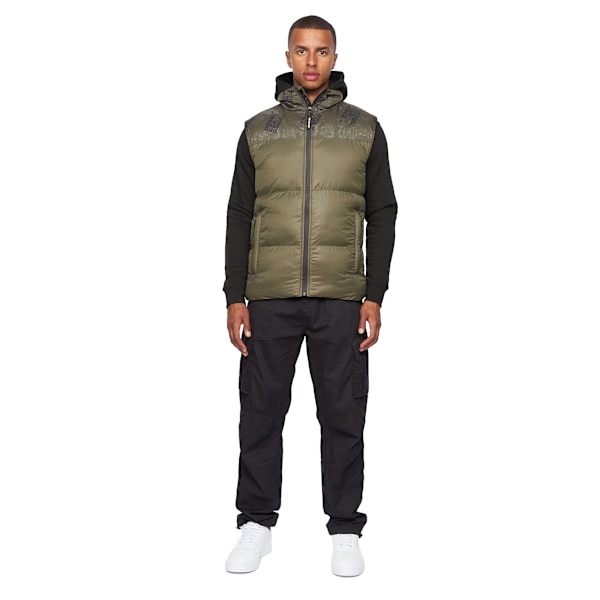 Duck and Cover Herr Romain Camo Vadderad Väst S Oliv Olive S