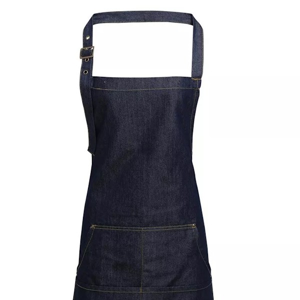 Premier Unisex Vuxen Twill Full Apron One Size Indigo Denim Indigo Denim One Size