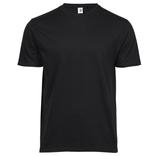 Tee Jays Mens Power T-Shirt 4XL Svart Black 4XL