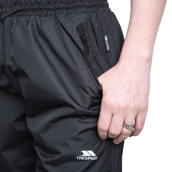 Trespass Dam/Dam Tutula Vattentäta Byxor XL/SL Svart Black XL/SL