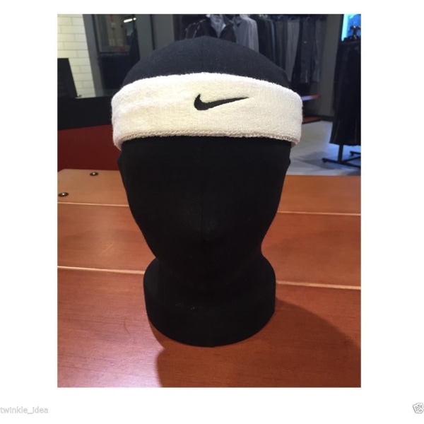 Nike Unisex Adults Swoosh Pannband One Size Vit White One Size