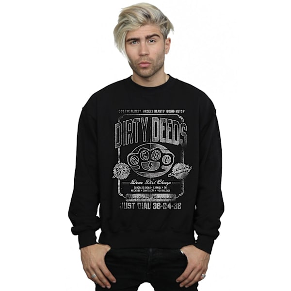AC/DC Herr Just Dial Sweatshirt 4XL Svart Black 4XL