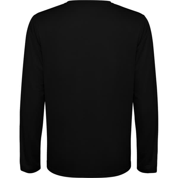 Roly Unisex Vuxen Estoril Långärmad T-shirt XS Solid Svart Solid Black XS