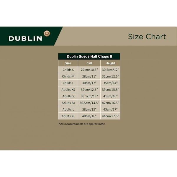 Dublin Barnens/Barnens Mocka Halvchaps II Barns Medium Svart Black Childs Medium