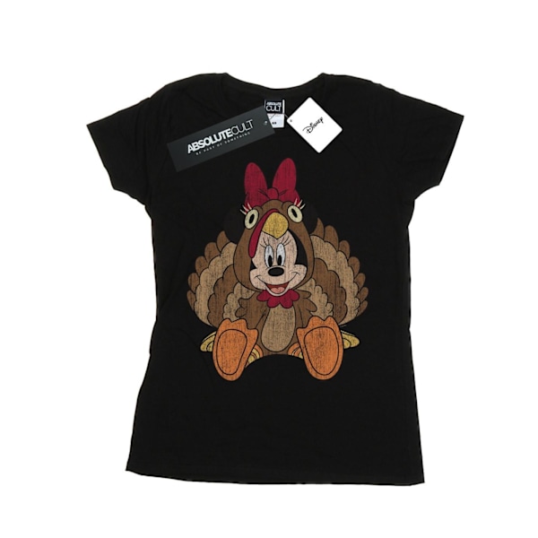 Disney Dam/Kvinnor Minnie Mouse Thanksgiving Kalkon Kostym C Black M