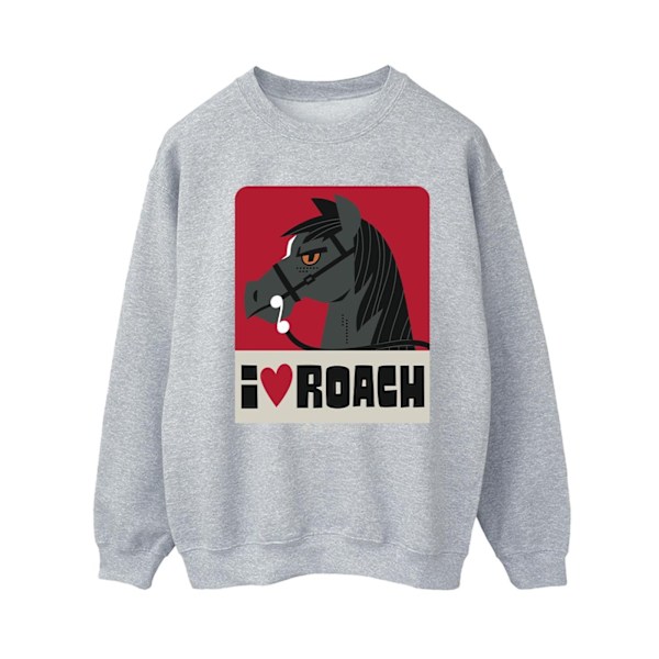 Netflix Dam/Damer The Witcher I Heart Roach Sweatshirt M Sp Sports Grey M