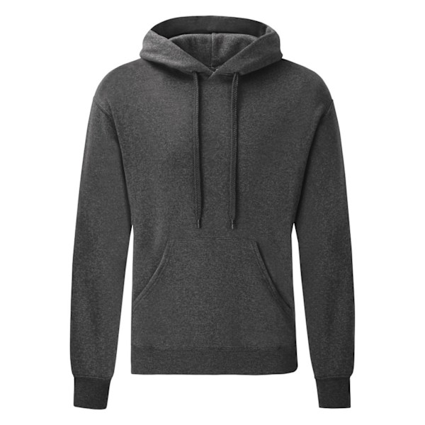 Fruit of the Loom Classic Heather Hoodie XXL Mörkgrå Dark Heather Grey XXL