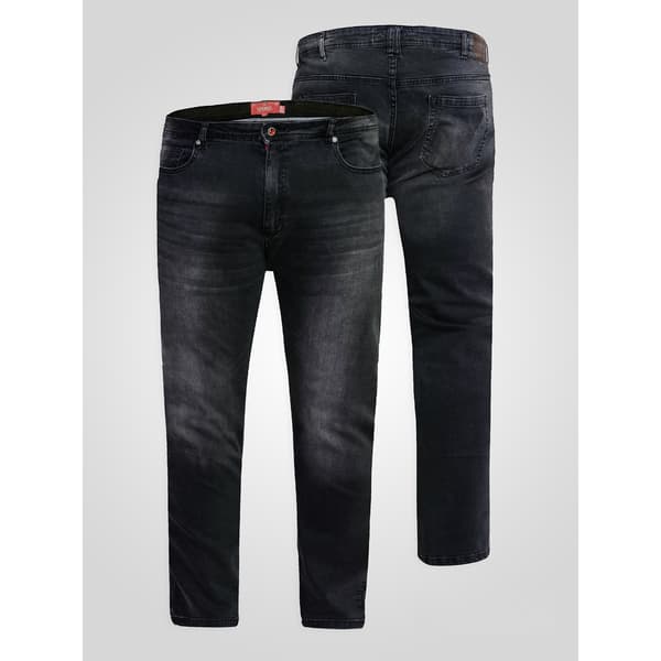 Duke Herr D555 Benson Stretch Kingsize Jeans 32XL Grå Grey 32XL