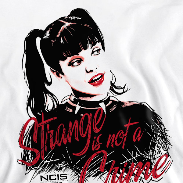NCIS Unisex Vuxen Strange Is Not A Crime Sweatshirt M Vit White M